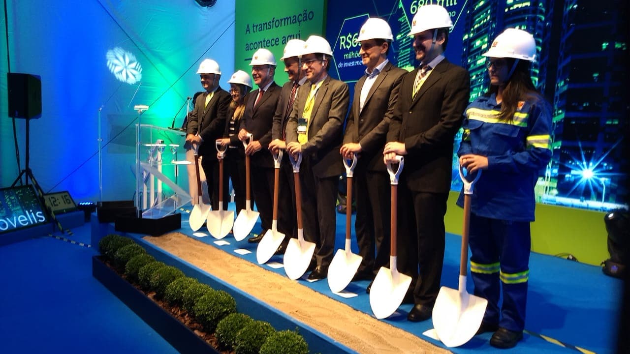 Novelis inicia obras de expansão da fábrica de Pindamonhangaba (SP)