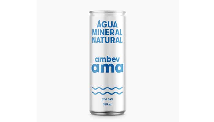 Ambev lança este ano a primeira água mineral em lata do Brasil