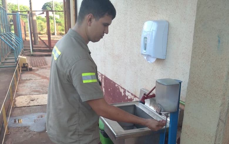 Funcionários da MRN criam dispositivo para higienização