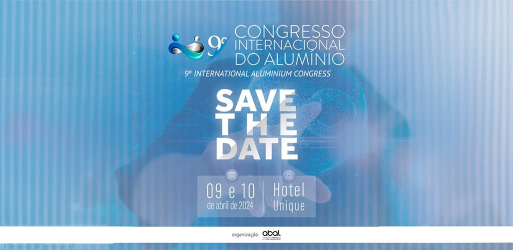Congresso Internacional do Alumínio retorna em 2024 com foco em inovação e sustentabilidade
