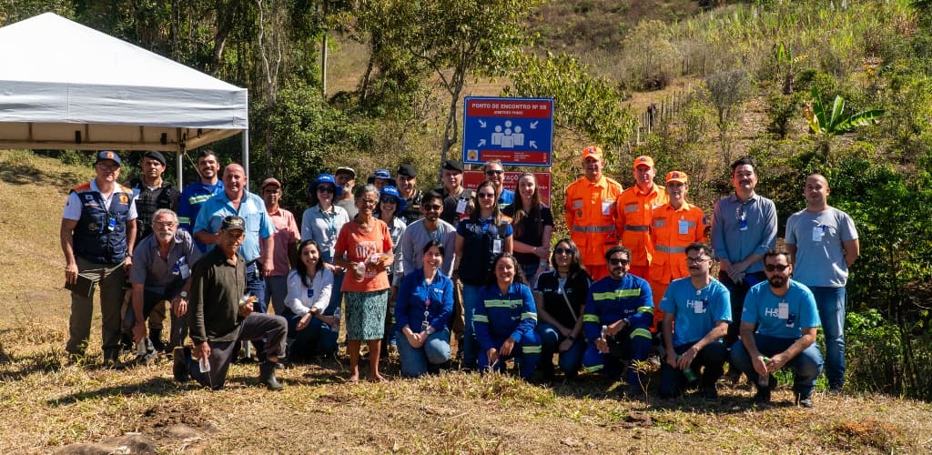 CBA realiza Simulado de Emergência e reforça segurança em comunidades da Zona da Mata mineira