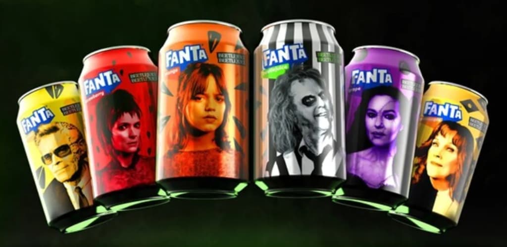 Parceria da Warner Bros com Fanta traz bebida em embalagem sustentável de alumínio