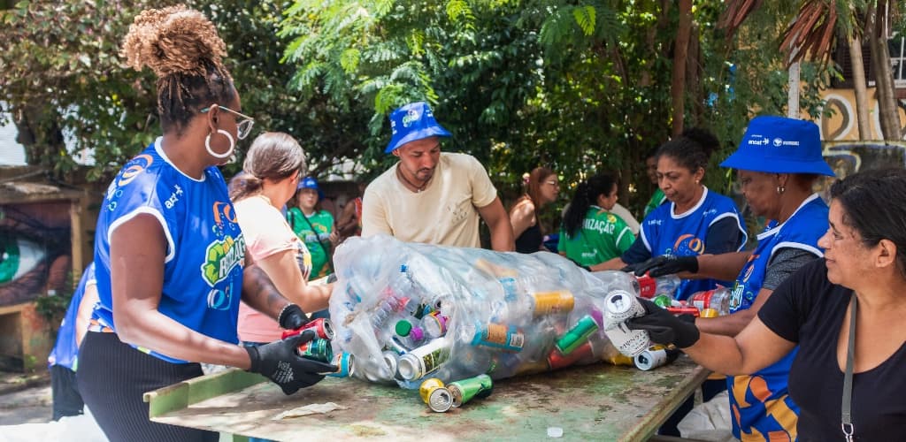 Bloco da Reciclagem recolheu quase 3 t de alumínio no Carnaval de São Paulo
