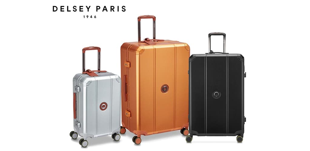 Delsey Paris lança sua primeira linha de malas de alumínio